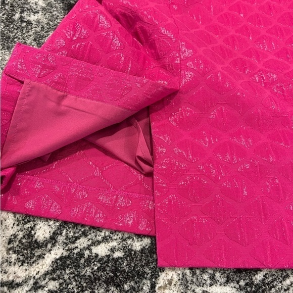 BANANA REPUBLIC raspberry pink textured short cotton skirt - Picture 8 of 16